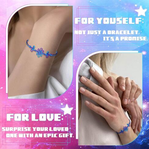 kpop حبل مضفر قابل للتعديل للنساء مجموعة أساور الصداقة سلسلة اليدوية، شيطان مطابقة زوجين أساور هدايا لعيد الميلاد عيد الميلاد الذكرى السنوية لعيد الحب، سوار عقدة الكورية in Kuwait