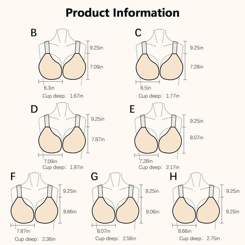 Strapless Sticky Push Up Bra for Large Breasts,Backless Adhesive Invisible Bra for Dress in Saudi Arabia