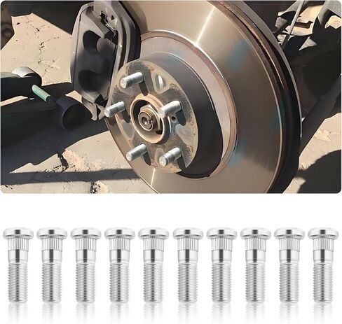carleef 5PCS M12x1.50 Wheel Stud 90113S5H005 610-269,Steel Wheel Bolts for Stable Connection Between The Wheels and Wheel Axles,Replacement Wheel Lug Stud Kit Compatible with Acura Honda in Saudi Arabia