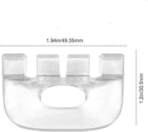 【4-Pack】 Replacement Pull Handles for Graber Bali Cordless Cellular Shades | Clear Lift Tabs for 3/4″ Honeycomb Blinds (Post-2015) | Easy Snap-On Installation in Saudi Arabia