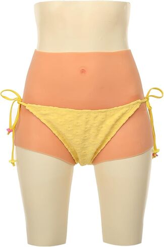 RuLin Silicone Fake Vagina Panties Silicone Boxer Briefs Floating Point Design for Crossdresser Drag Queen Cosplay L Size in Saudi Arabia