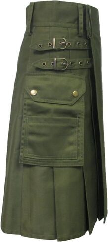 نقبة Tartanista للرجال القتالية التكتيكية مع جيوب زيتوني 44 in Kuwait