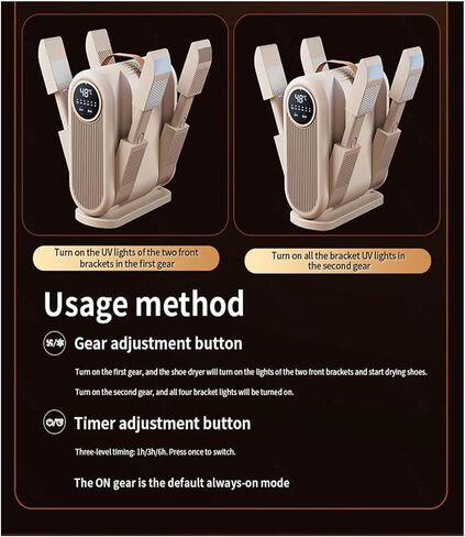 Work Boot Dryers 360° without dead angles, 4 times stronger wind speed Shoe Sanitizer Machine For Ski Boots, Shoes, Gloves in Saudi Arabia