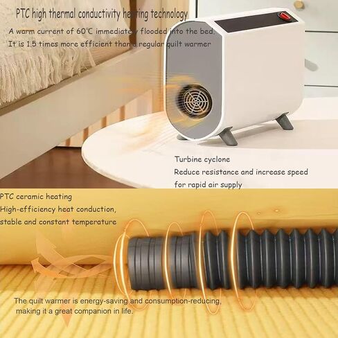 Portable Blanket Warmer, Comfortable Warm Air for Beds, can dry shoes, clothes，blanket warmer，bed warmer,bed fan under sheetsSweat Drying, Coping with Climate Changes, All Seasons in Saudi Arabia