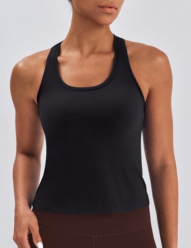 قمصان رياضية للسيدات من K-Swiss - تانك توب Racerback بدون أكمام وطول الخصر وقصة ضيقة لصالة الألعاب الرياضية واليوجا in Kuwait
