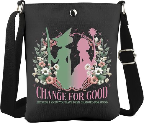 WCGXKO The Musical Gifts Musical Lover Gift Because I Knew You I Have Been Changed For Good Crossbody Bag in Saudi Arabia