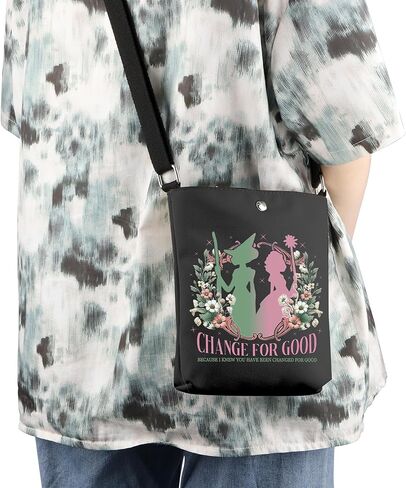 WCGXKO The Musical Gifts Musical Lover Gift Because I Knew You I Have Been Changed For Good Crossbody Bag in Saudi Arabia