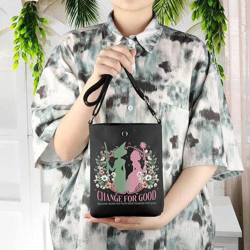 WCGXKO The Musical Gifts Musical Lover Gift Because I Knew You I Have Been Changed For Good Crossbody Bag in Saudi Arabia