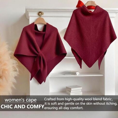 VUFVOID Pashmina Blend Shawl Wraps Women Knitted Shawls Wraps Cardigan Cape Cashmere Shoulder Top Sweater Shawl travel scarf in Saudi Arabia