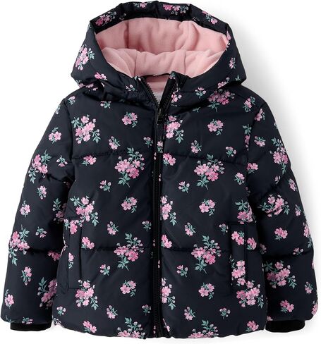 The Children's Place Baby Girls And Toddler Medium Weight Wind-resistant, Water-resistant Puffer Jacket in Saudi Arabia