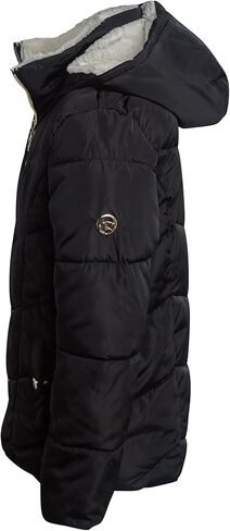 KENSIE GIRL Girls Puffer Jacket - Warm Polar Fleece Lined Insulated Hooded Winter Jacket - Cozy Quilted Winter Coat for Girls in Saudi Arabia