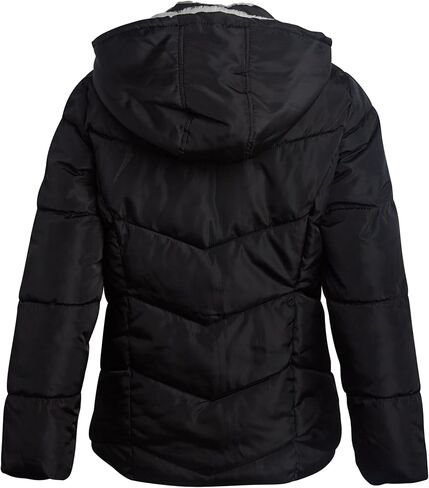 KENSIE GIRL Girls Puffer Jacket - Warm Polar Fleece Lined Insulated Hooded Winter Jacket - Cozy Quilted Winter Coat for Girls in Saudi Arabia