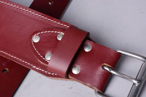 HILASON HD 3 Inch Ranger Leather Work Belts Brown in Saudi Arabia