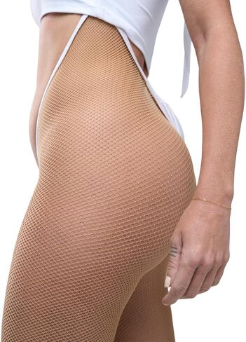 MRCH Super-High Sided Fishnet Carnival Stockings - Ultra High Waist Fishnet for Carnival, Festival, or Dance Costumes in Saudi Arabia