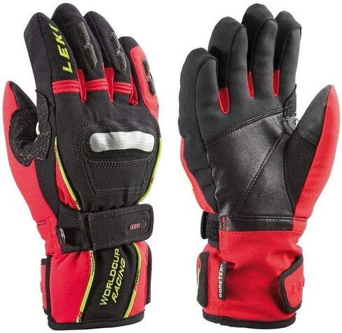 قفازات LEKI World Cup Jr GTX Trigger S سوداء/حمراء in Saudi Arabia