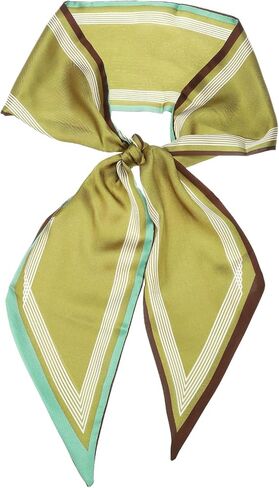 uxcell Fashion Scarves for Women, Silky Satin Head Scarf Graceful Hair Neck Scarves, Breathable Headband for Handbags in Saudi Arabia