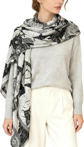 Extra-Large Square Scarf 51" Fashion Scarves Shwal Head Cover Scarf Neck Scarves for Women B03 in Saudi Arabia