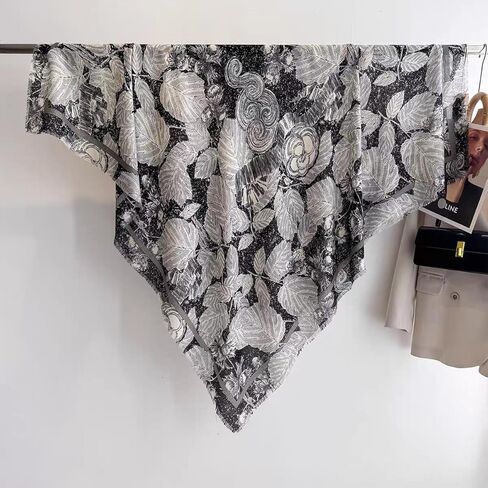 Extra-Large Square Scarf 51" Fashion Scarves Shwal Head Cover Scarf Neck Scarves for Women B03 in Saudi Arabia