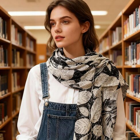 Extra-Large Square Scarf 51" Fashion Scarves Shwal Head Cover Scarf Neck Scarves for Women B03 in Saudi Arabia