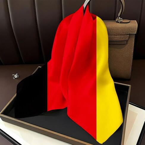 35 "العلم وشاح الرأس الساتان للنساء مثل الحرير باندانا لتغليف الشعر الإكسسوارات وشاح الشعر مربع للنوم in Kuwait