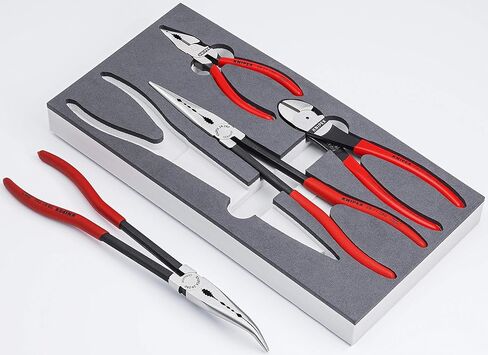 أدوات KNIPEX - 00 20 01 V16 - طقم كماشة سيارات مكون من 4 قطع في صينية رغوية (002001V16) in Saudi Arabia
