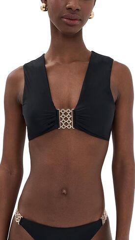 Ramy Brook Women's Embellished Oliwia Bikini Top in Saudi Arabia