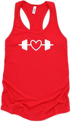 قميص بدون أكمام للتمارين الرياضية لطيف لعيد الحب للنساء، قميص بدون أكمام للتمرين في عيد الحب in Kuwait