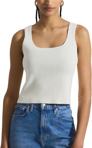 Derek Lam 10 Crosby Men's Sain Rib Knit Sweater Tank in Saudi Arabia