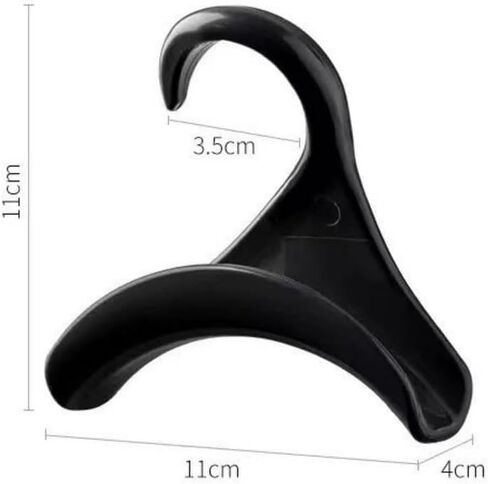 3Pcs Purse Hanger Hook Bag Rack Holder, Purse Organizer for Closet Organizer Storage Purses Handbags Bag Backpacks Tote (Black) in Saudi Arabia