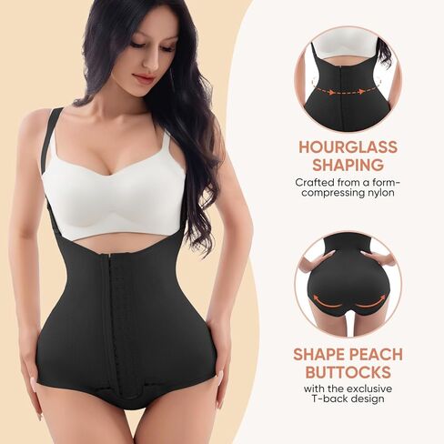 Waist Cincher for Women Tummy Control Zipper Body Corset, High-Waisted Trainer Shapewear with Adjustable Fit in Saudi Arabia