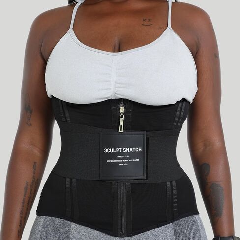 2-in-1 Waist Trainer - Heavy Compression Corset, Breathable for Workout & Tummy Control in Saudi Arabia