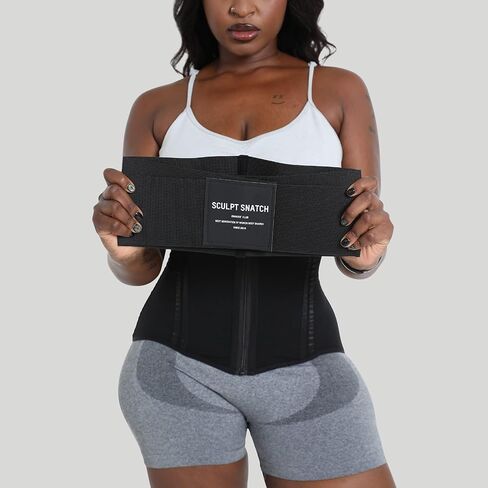 2-in-1 Waist Trainer - Heavy Compression Corset, Breathable for Workout & Tummy Control in Saudi Arabia