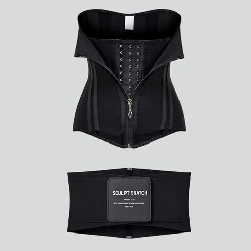 2-in-1 Waist Trainer - Heavy Compression Corset, Breathable for Workout & Tummy Control in Saudi Arabia
