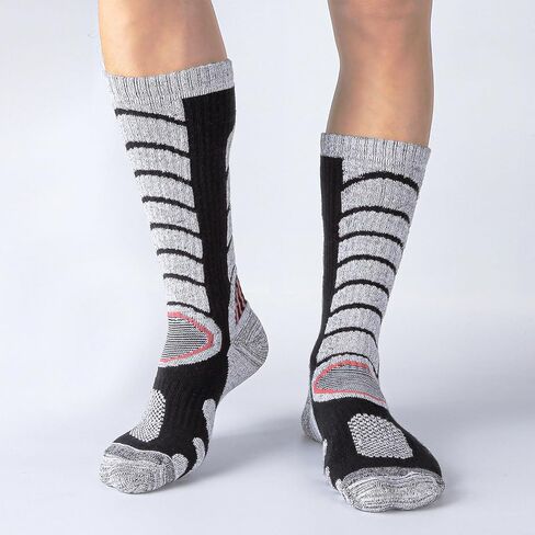 Ski Sock Merino Wool Ski Socks Mens Womens Thermal Warm Thick Snowboarding Socks, Over The Calf in Saudi Arabia
