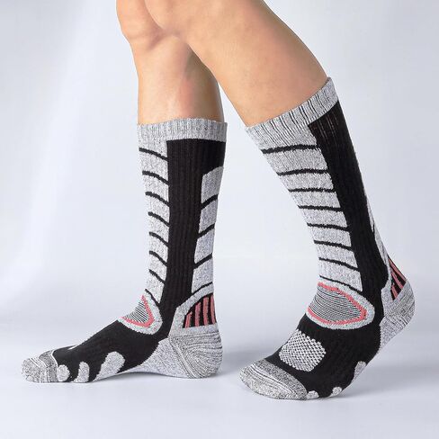 Ski Sock Merino Wool Ski Socks Mens Womens Thermal Warm Thick Snowboarding Socks, Over The Calf in Saudi Arabia