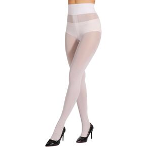 Ultimate Rip Resistant Tights for Women, 40D Semi Sheer High Waist Control Top Indestructible T-Crotch Stockings in Saudi Arabia