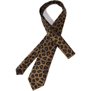 Ties for Men Classic Leopard-Print Necktie for Business Party in Saudi Arabia