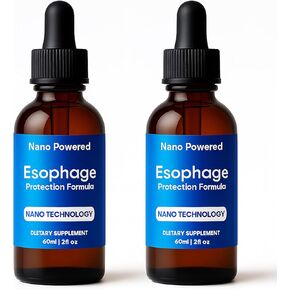 Nano Powered Esophageal Drops - Soothes Digestive Discomfort & Supports a Healthy Throat and Stomach Environment - 2 fl oz (1) in Saudi Arabia