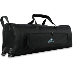EASTROCK Drum Hardware Bag Drum Set Hardware Carry Bag with Removable Shoulder Strap Drum Stand Accessory Bag (Black in Kuwait