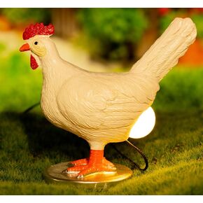 3D LED Egg Table Lamp - Funny Resin Chicken Night Light with USB, Perfect Christmas or Birthday Gift in Saudi Arabia