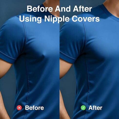NipEaze Athletic Nipple Covers for Men and Women – Chafing Prevention and Concealment | The Original Sports Nipple Cover. in Saudi Arabia