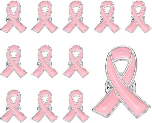 PATIKIL Ribbon Pins, Awareness Pins with Secure Clutch Back Enamel Lapel Brooch for Public Charity Support Fundraiser in Saudi Arabia