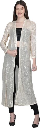 AOL Women's Long Power Net Sequinned Shrug in Saudi Arabia