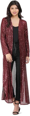 AOL Women's Long Power Net Sequinned Shrug in Saudi Arabia