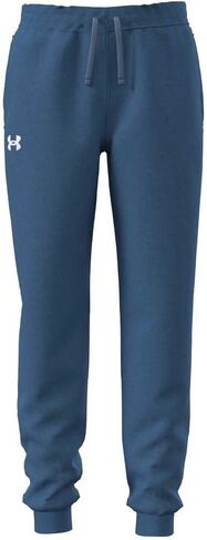 بنطال رياضي Rival Fleece للأولاد من Under Armour، (402) أزرق أتلانتس / / أبيض، مقاس صغير للشباب in Kuwait