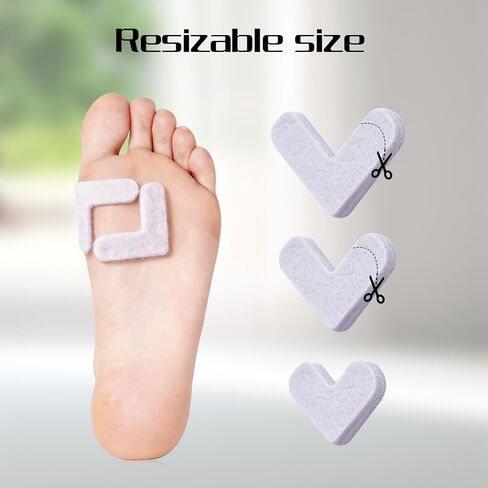 وسائد مسامير القدم مقطوعة لتناسب المقاس، وسادات مسامير القدم على شكل حرف L مع وسادات للذرة، لاصق قوي، بطانة قدم ناعمة نحيفة للأحذية، ارتداء يومي آمن، عدد 20، أرجواني in Kuwait
