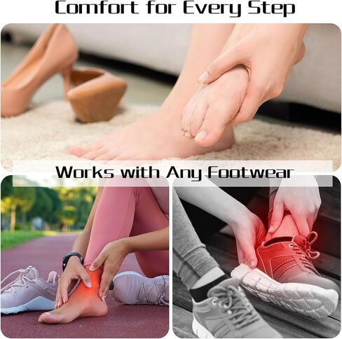 وسائد مسامير القدم مقطوعة لتناسب المقاس، وسادات مسامير القدم على شكل حرف L مع وسادات للذرة، لاصق قوي، بطانة قدم ناعمة نحيفة للأحذية، ارتداء يومي آمن، عدد 20، أرجواني in Kuwait