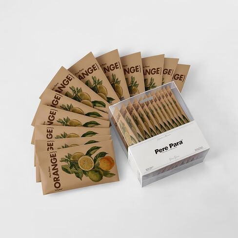 أكياس ورق معلقة برائحة الحمضيات البرتقالية - 12 عبوة للخزانة والمنزل | معطر هواء ومزيل للروائح يدوم طويلاً للأدراج والسيارات والحمام | فكرة هدية مثالية in Kuwait