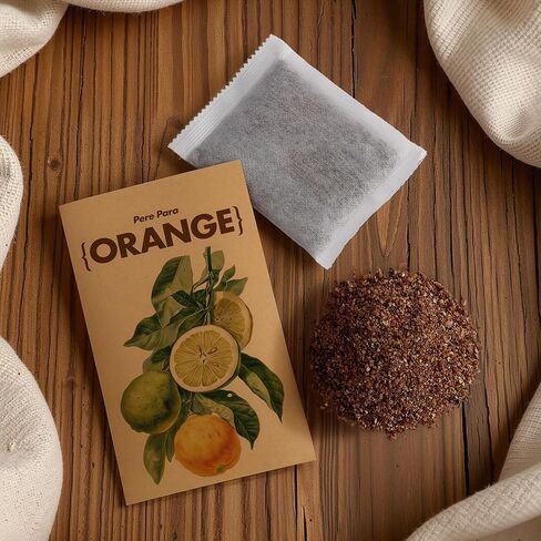 أكياس ورق معلقة برائحة الحمضيات البرتقالية - 12 عبوة للخزانة والمنزل | معطر هواء ومزيل للروائح يدوم طويلاً للأدراج والسيارات والحمام | فكرة هدية مثالية in Kuwait