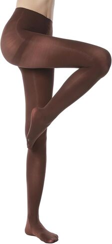 HA WA Women's 80 Denier Opaque Tights, Warm Winter Tights Control Top Thick Nylon Pantyhose in Saudi Arabia
